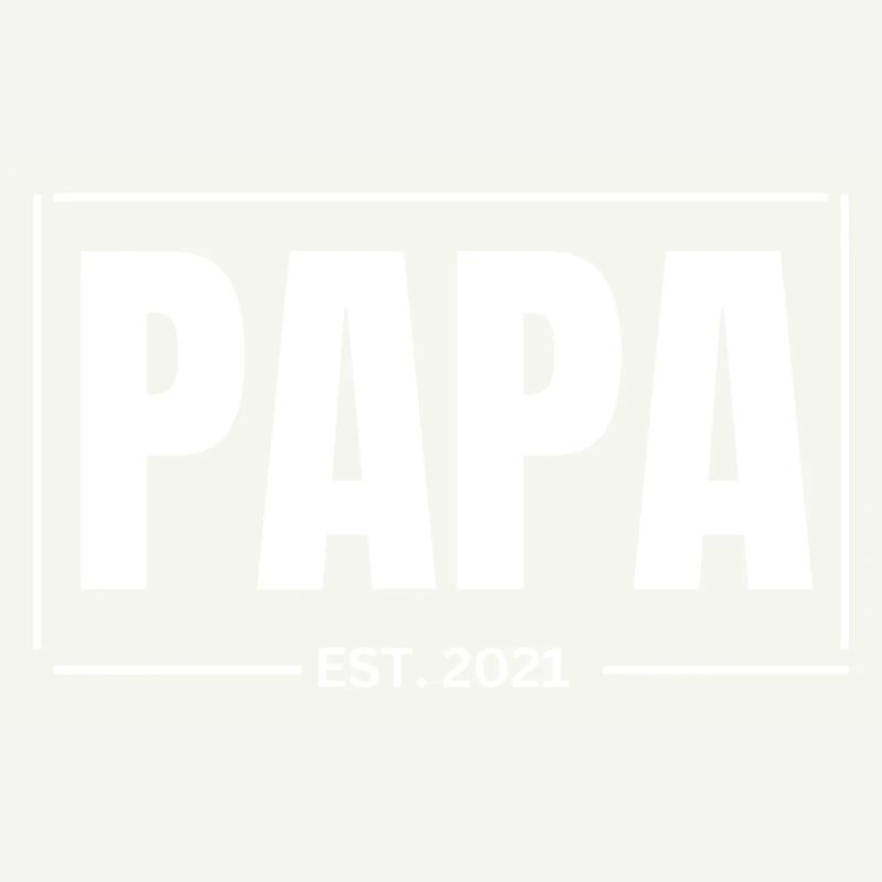 Papa Est. 2021 Vater Geschenk