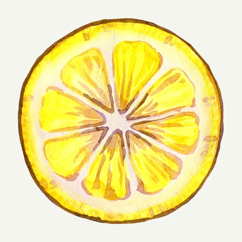 Citron (aquarelle)