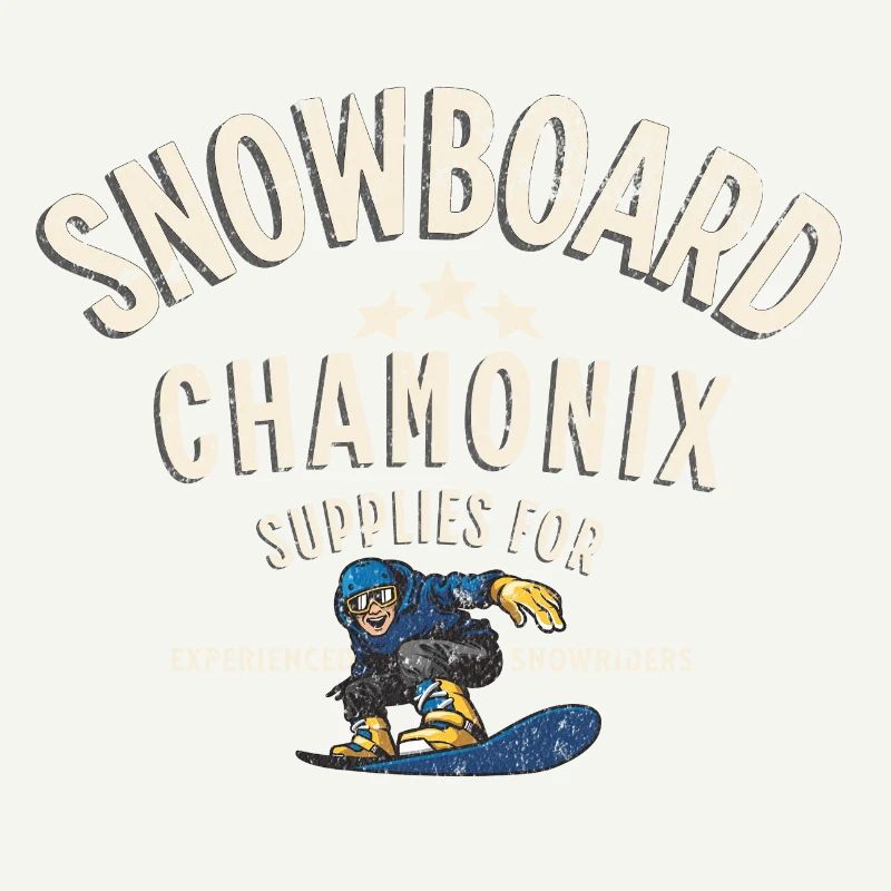 Chamonix snowboarding