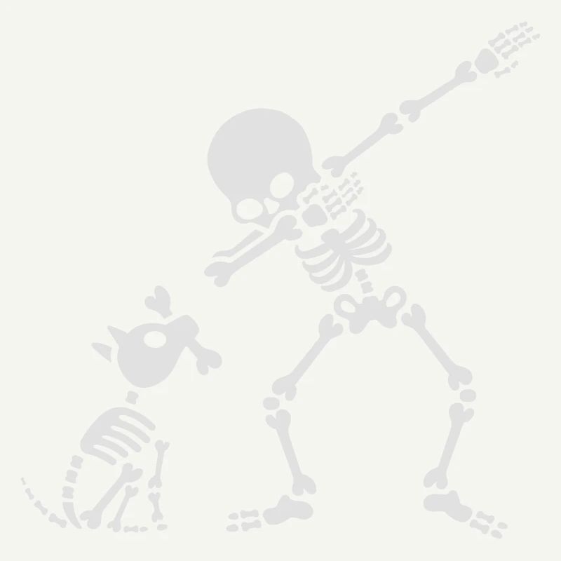Dab dabbing skeleton Pet Dog Bone