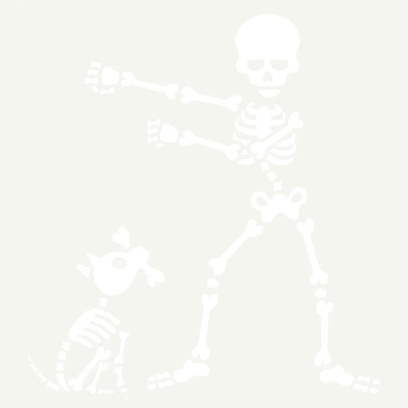 Flossing floss like a boss skeleton dog dance