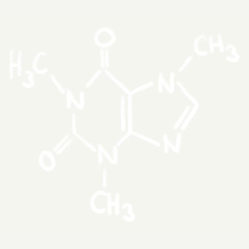 Caffeine Chalk Molecule