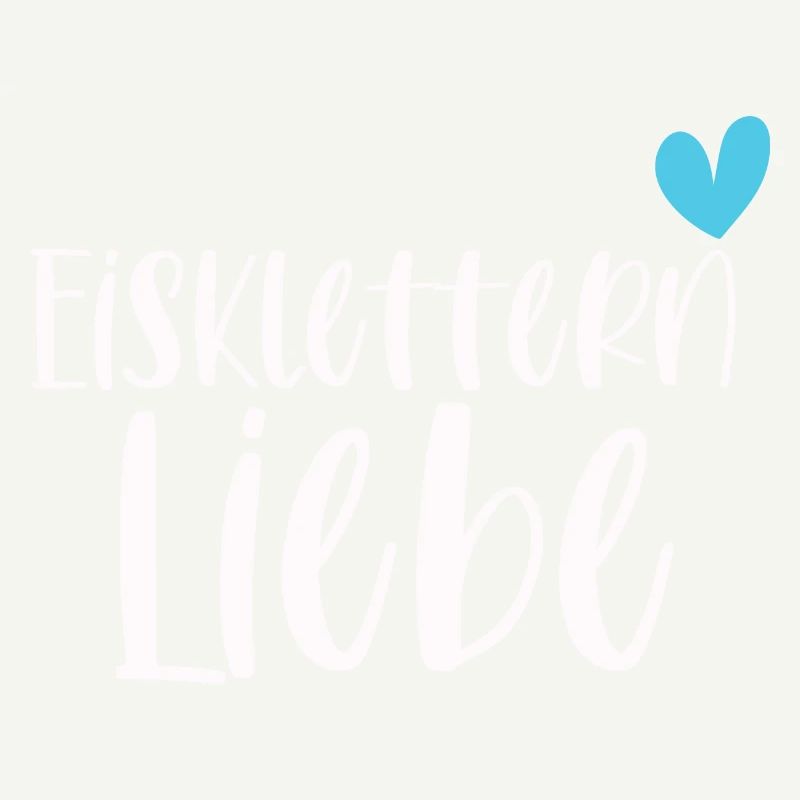 Klettern Eisklettern Liebe Eispickel Geschenk
