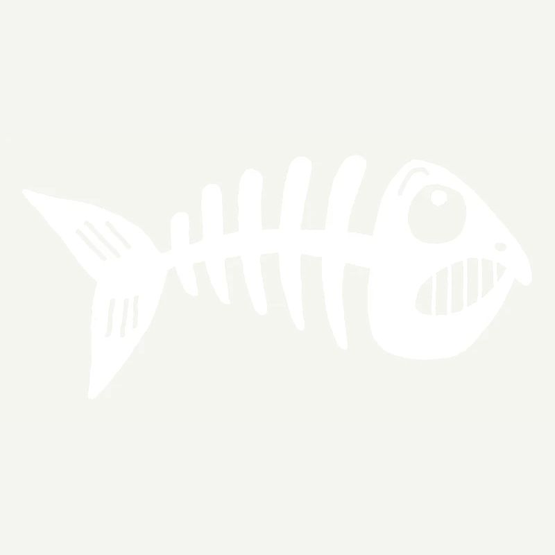 Fisch-Skelett