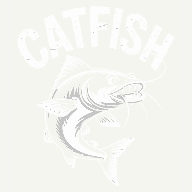Conception de pêche d’aventure au poisson-chat
