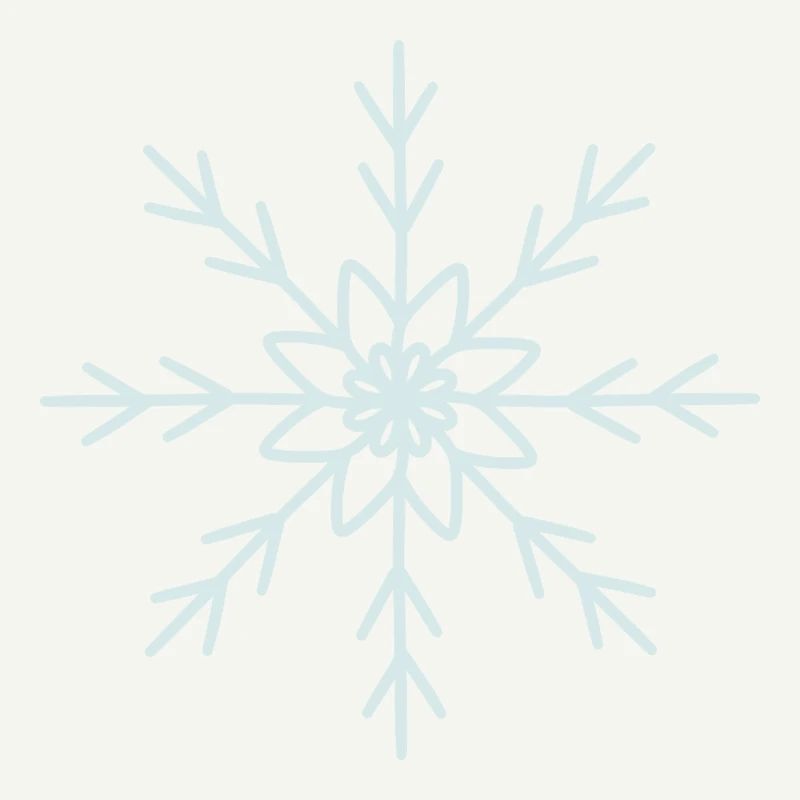 Elegant Snowflake Pattern Design