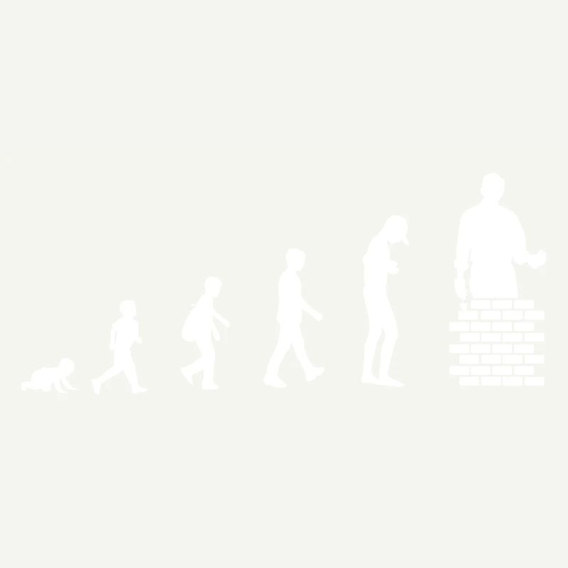 Évolution du bébé au maçon / métier