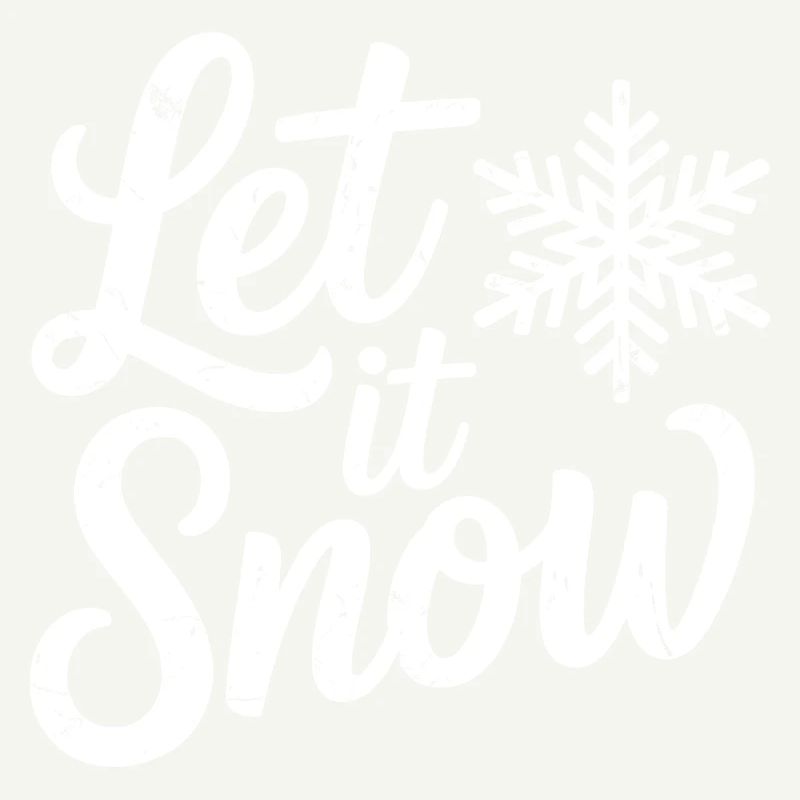 Let It Snow Christmas Snowflake