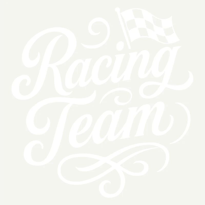 Drapeau de course de l’équipe de course