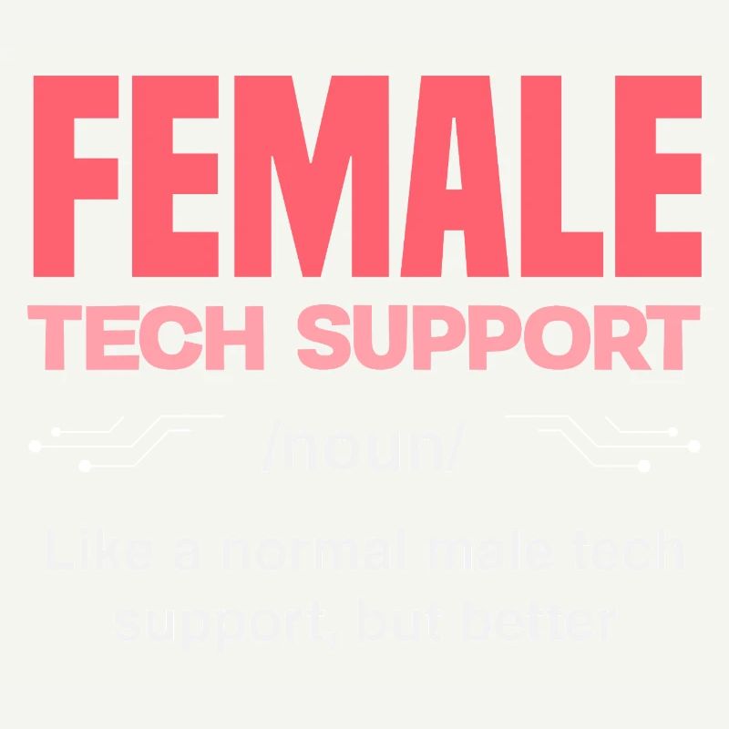 Tech Support Frau Definition IT Admin Computer