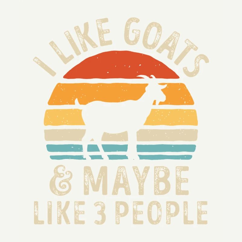 Goat Sunset Meme Tee