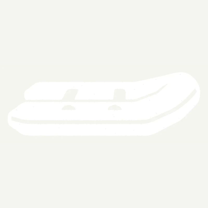 Inflatable Boat Paddling Boat Vector