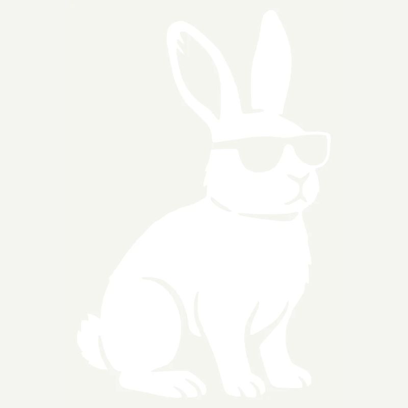 Mignons lunettes de soleil en forme de lapin, Vector cool