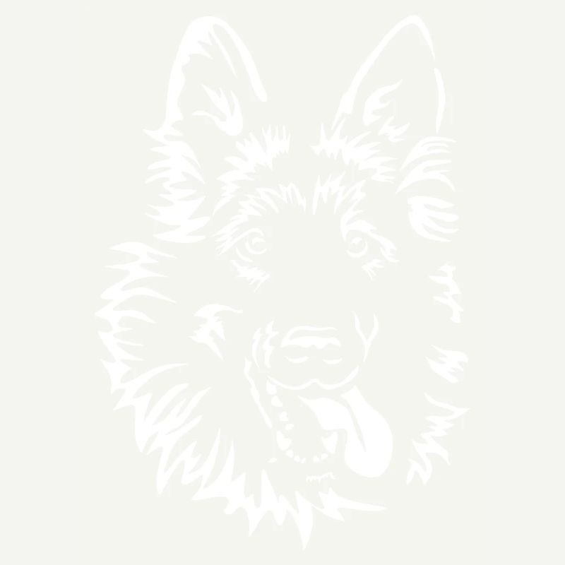 German Shepherd Head "Black Edition"
