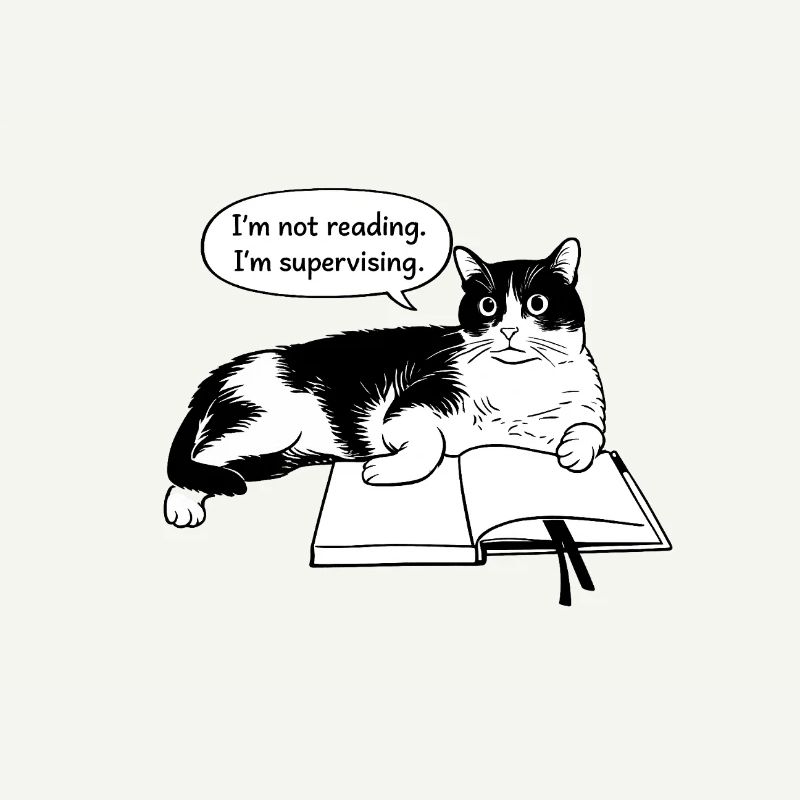 I'm not reading