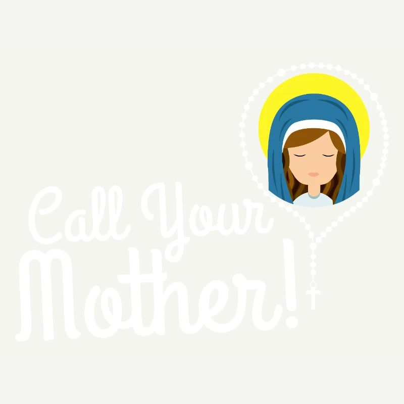 Nenne deine Mutter Illustration Tee