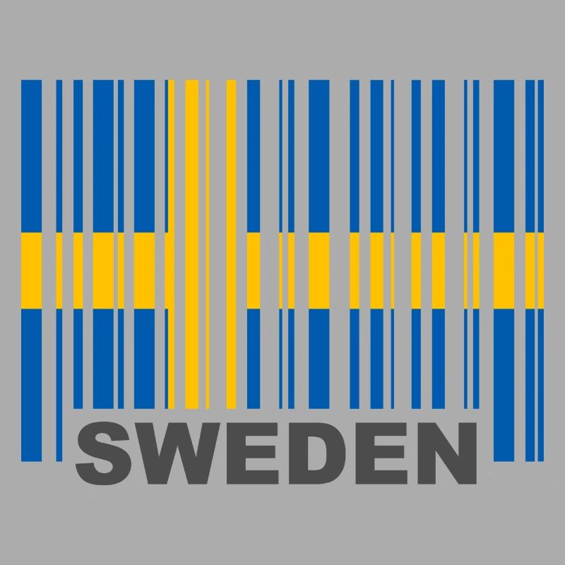Drapeau de la Suède Code à barres GTIN EAN Code UPC EU
