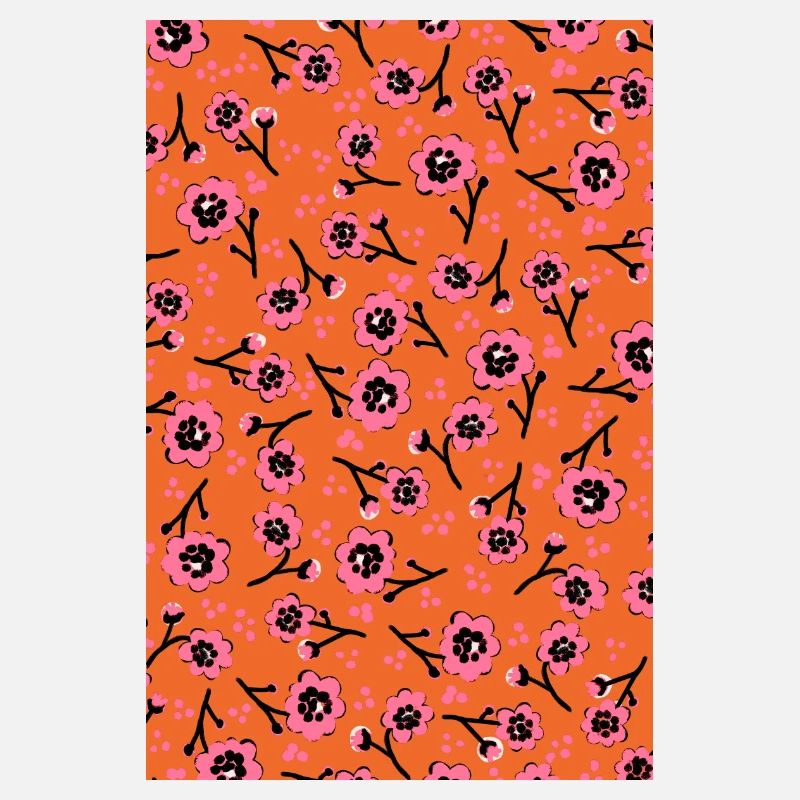 Cute Pink FlowersPattern