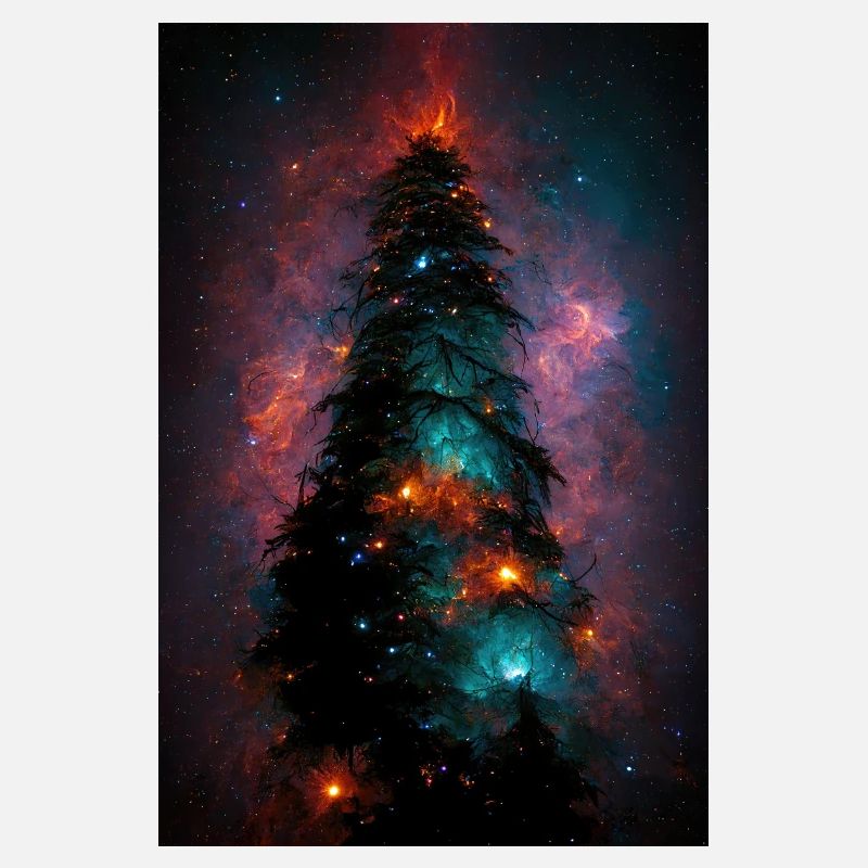 Christmas Tree in the Stars