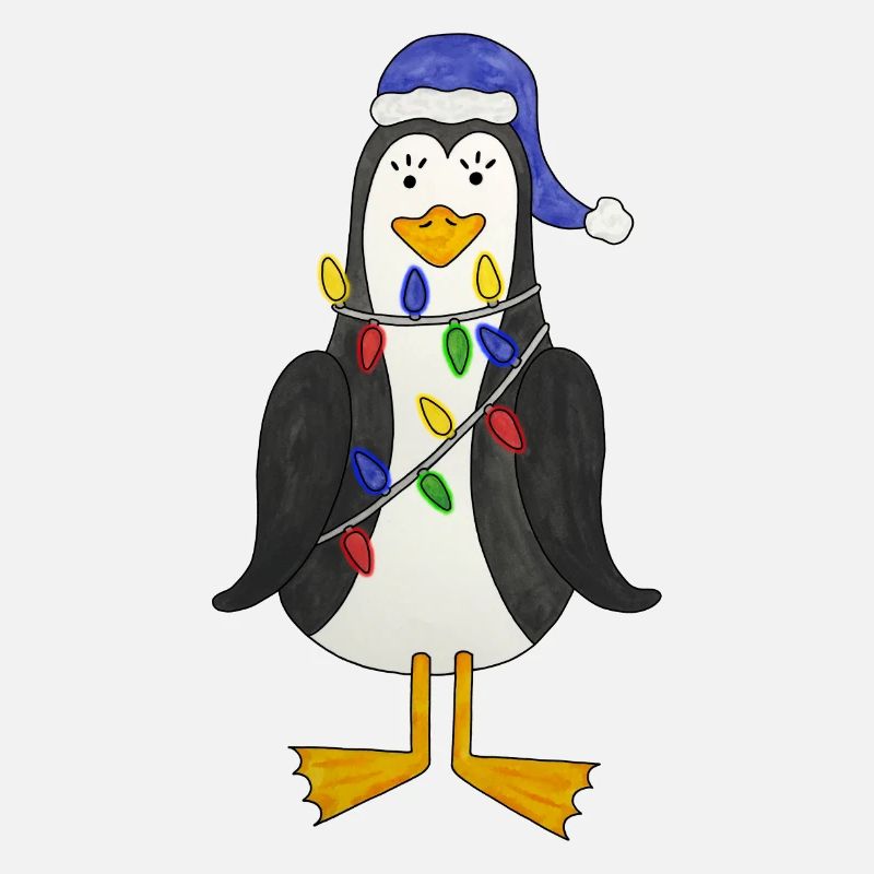 Penguin String Lights Noël Penguin Noël