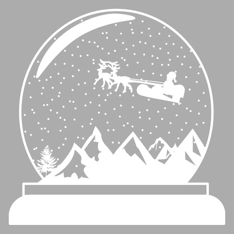 Snow Globe Conception de globe de Noël