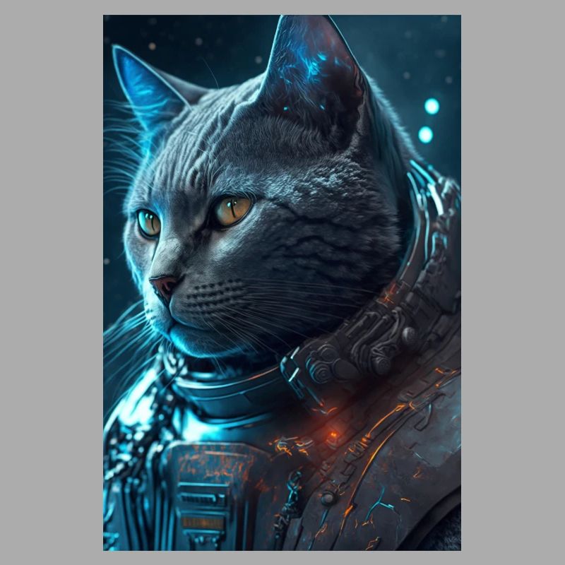 Chat dans l’espace