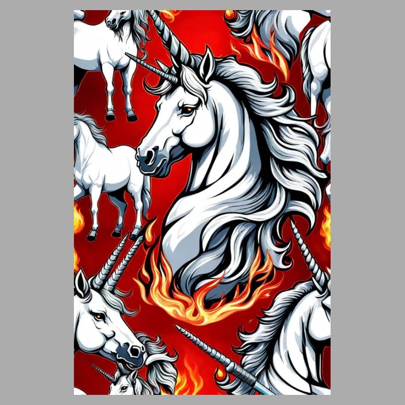 White Animals Einhorn