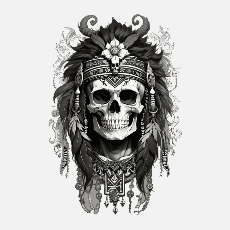 Floral Skull full