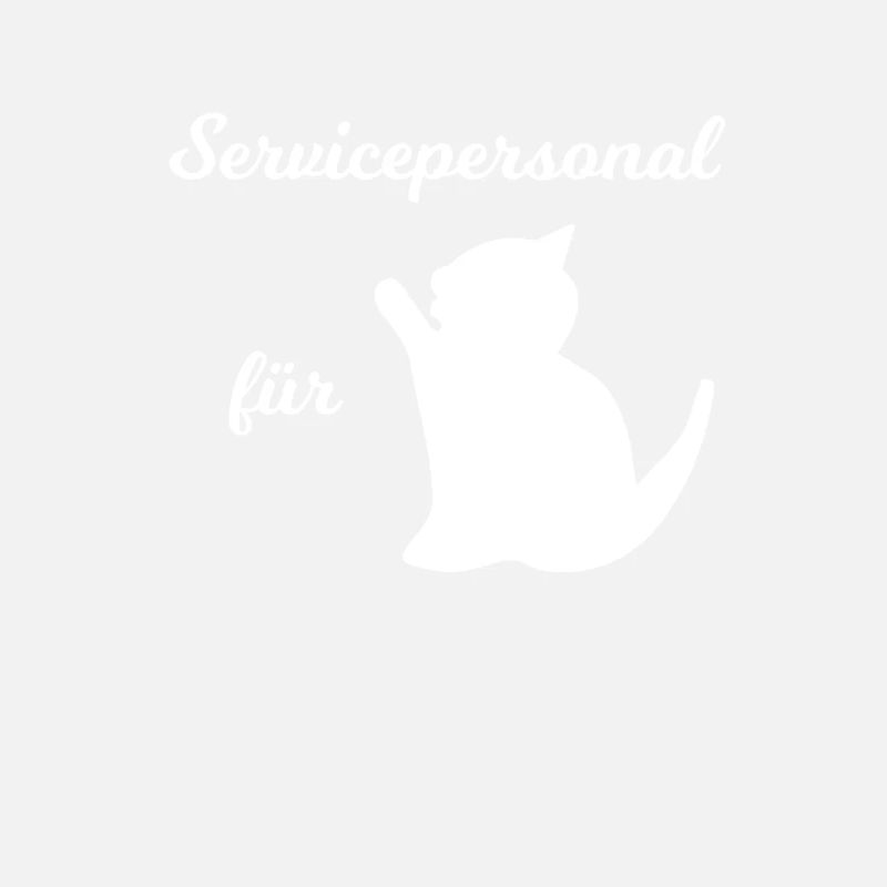 Katze Service Personal niedlich süß Geschenk