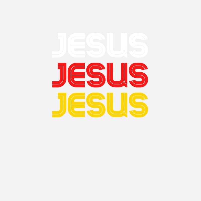 Jesus in three colours