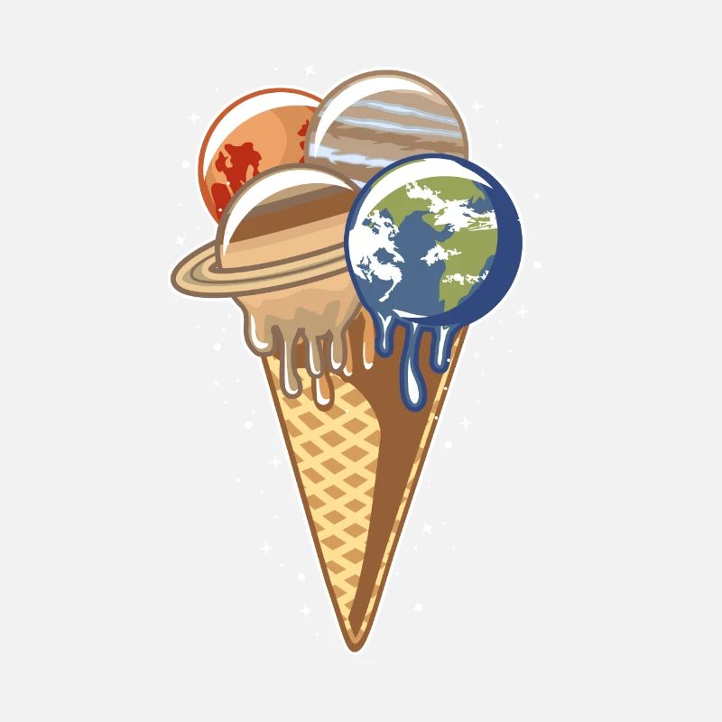 planète de la crème glacée