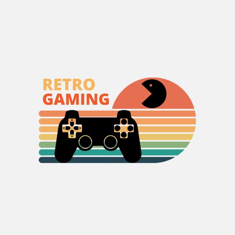 Gaming Nerd Controller vintage rétro