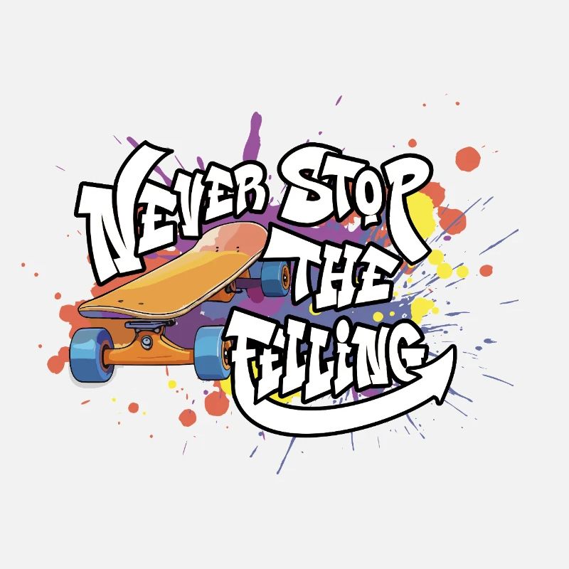 Skateboard Graffiti Motivation Design