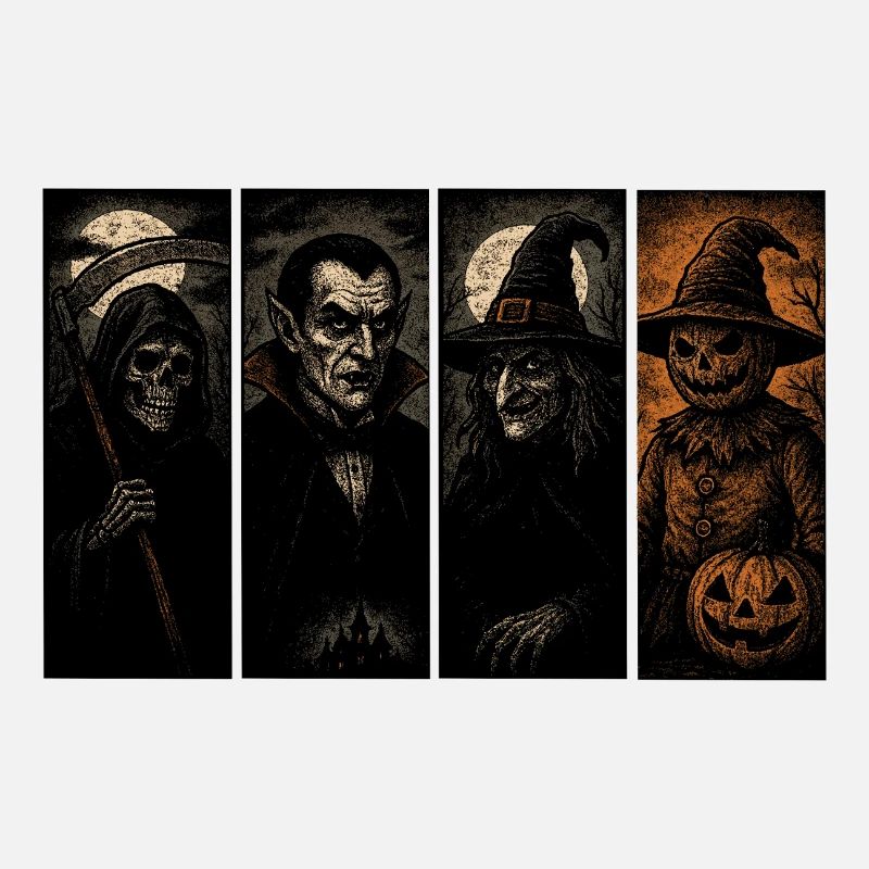 Grim Reaper Sorcière Vampire Épouvantail
