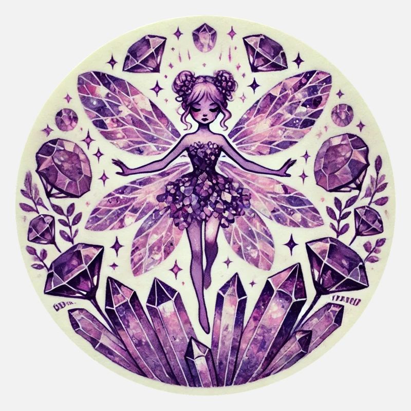 Conception de fée de cristal mystique