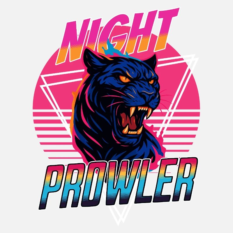 Night Prawler Retro Panther Design