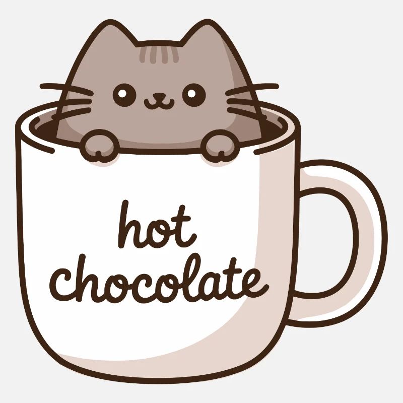 Chats dans une tasse – Breloque chocolat chaud