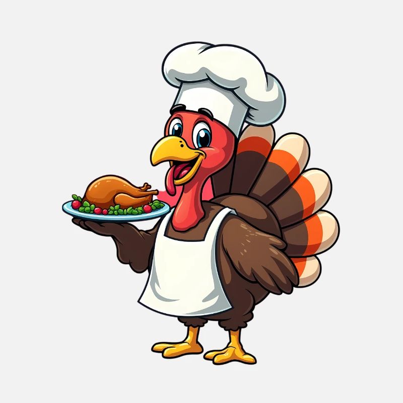 Cuisinier de dinde de Thanksgiving Thanksgiving