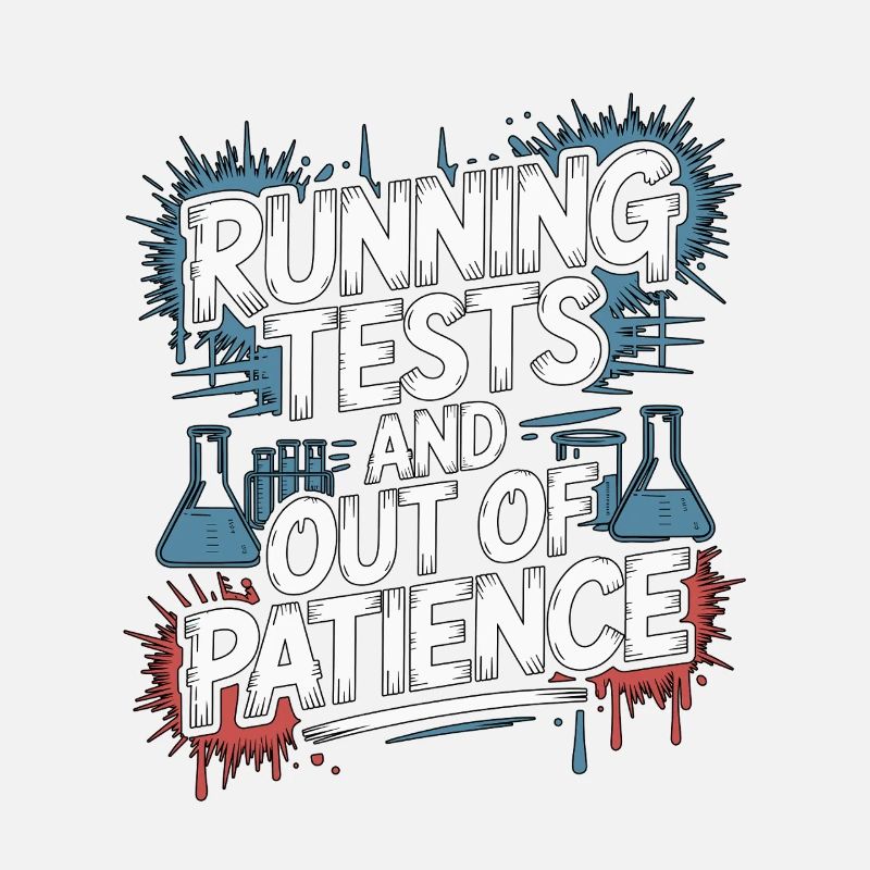 Lab Technician Running Tests And Laboratory Work