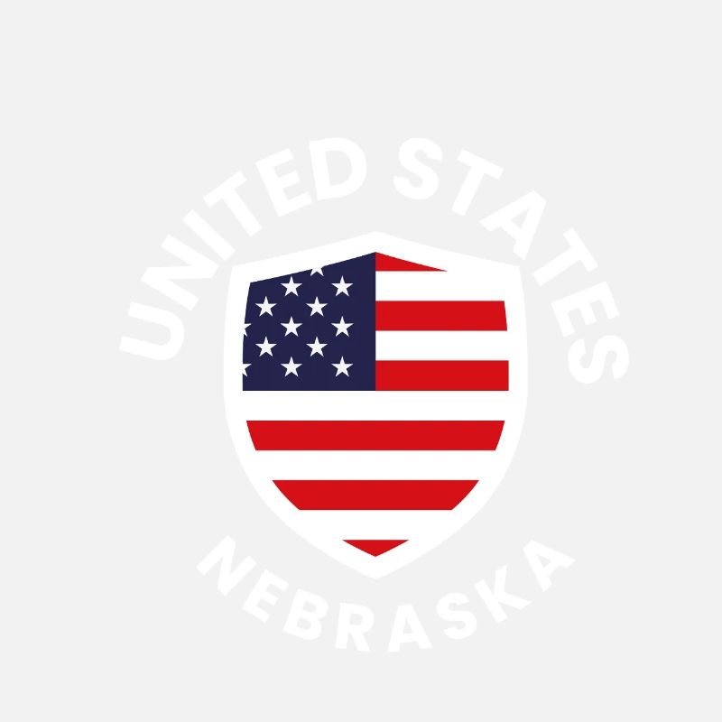 Nebraska Flag Shield Patch