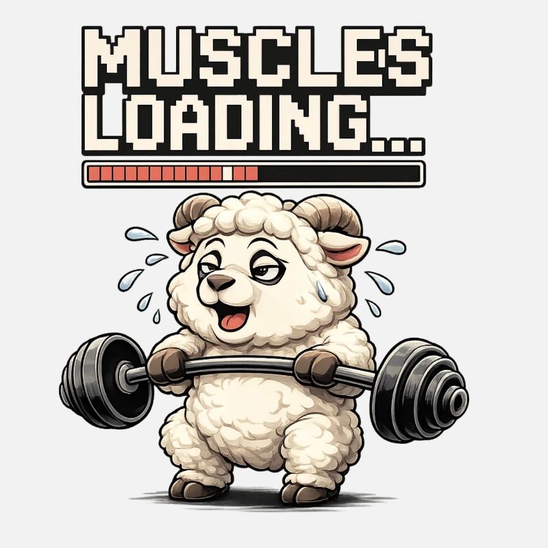 Muscle-loading lamb during strength training