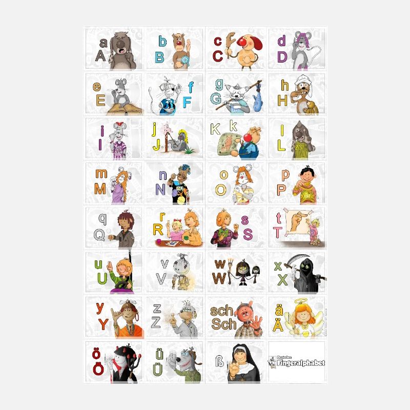 German Finger Alphabet 2 /