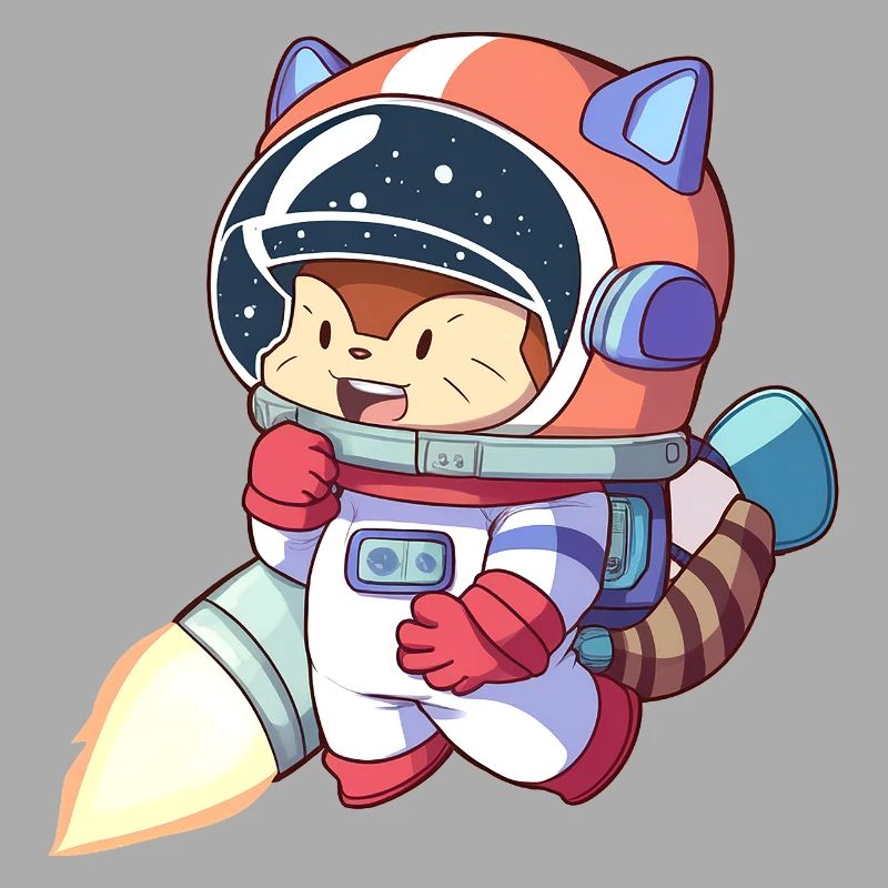 Astronaute chat en combinaison spatiale