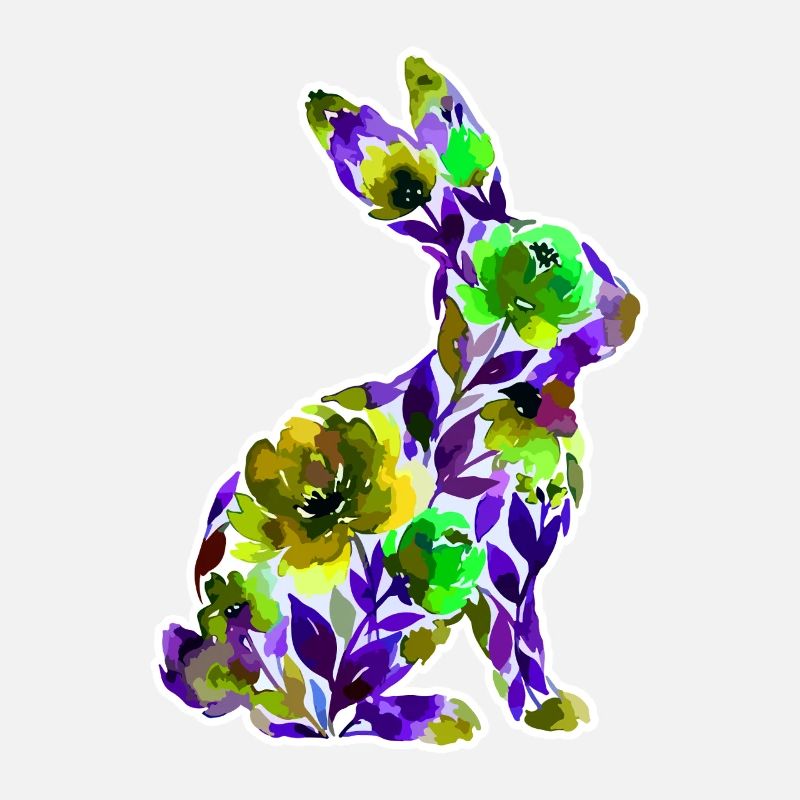 Fleurs en forme de lapin