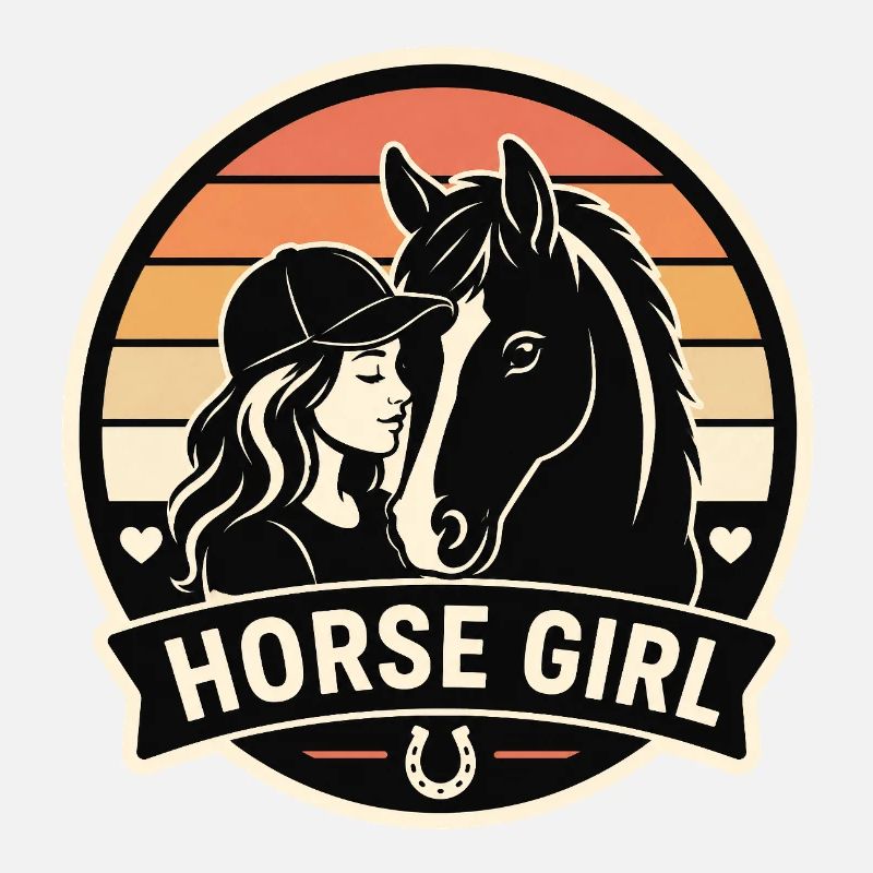 fille cheval