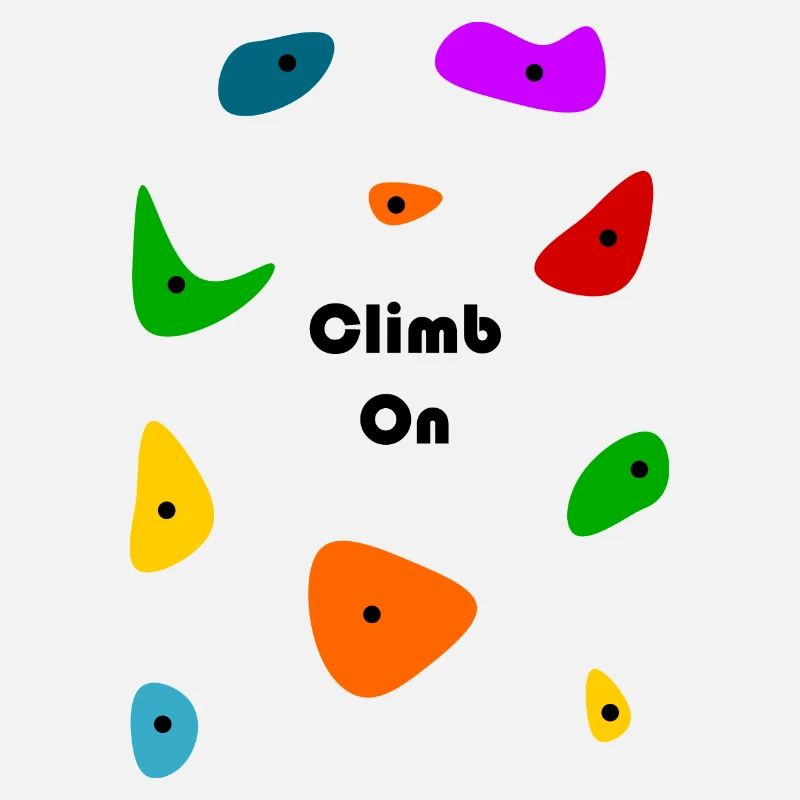 grimper sur le mur d'escalade