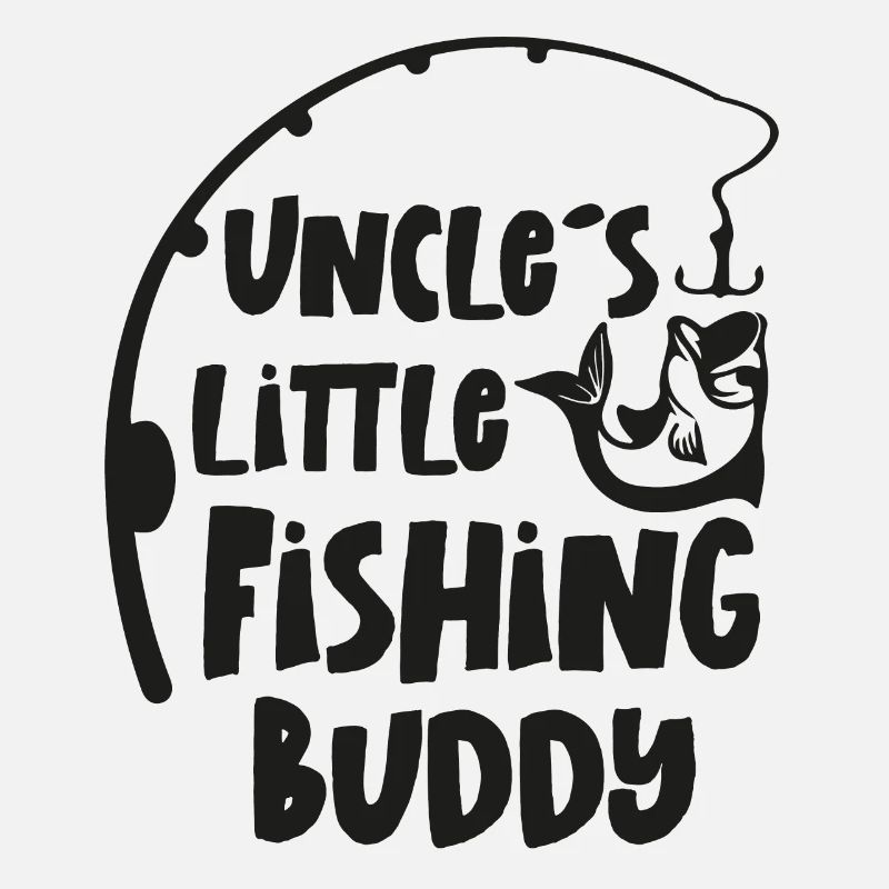Le petit compagnon de pêche de l’oncle pêcher bébé pêcheur