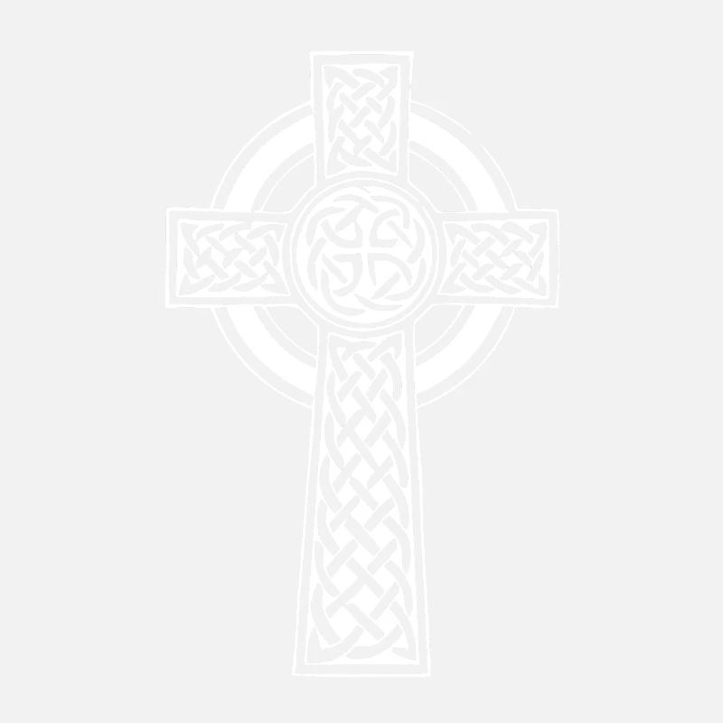Croix celtique blanche