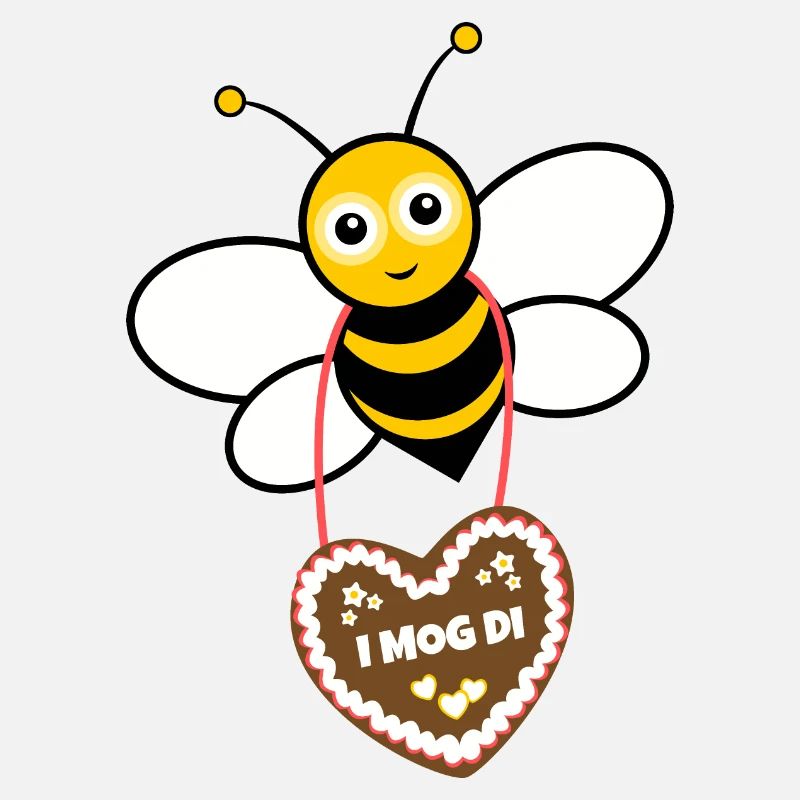 abeille amoureuse sur le