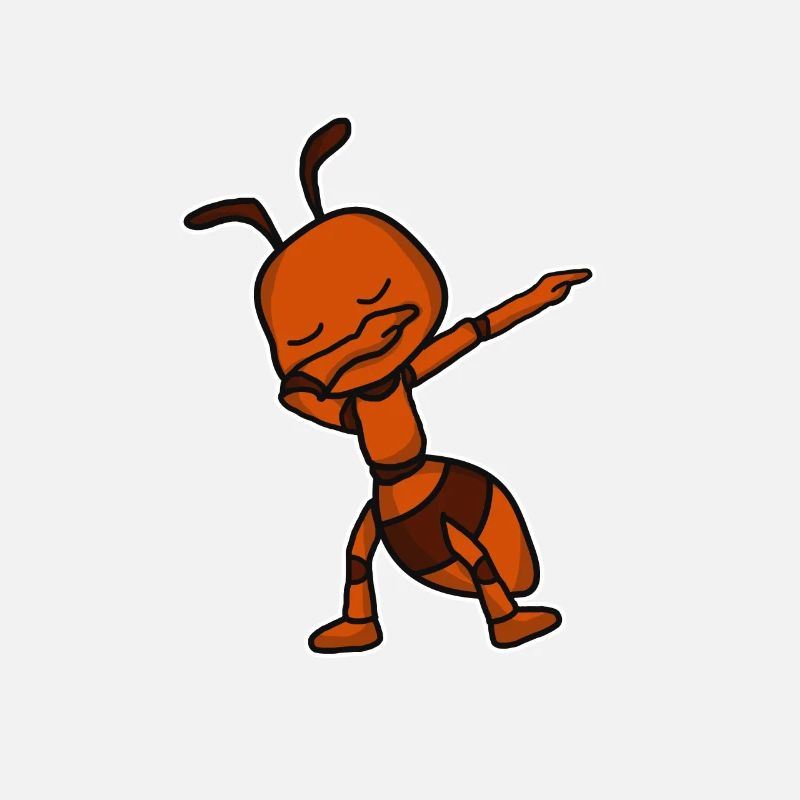 Funny Dabbing Ant Dab Dance Insect Lover Gift